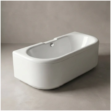 Vanna LONDRA 1700x765mm, balta Vispool 150010