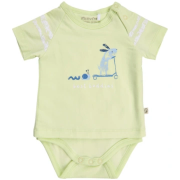 Minymo Infant Girl Romper 111047-9215