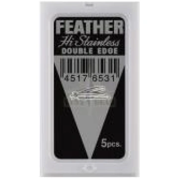 Feather Hi stainless Double Edge skūšanās žiletes,