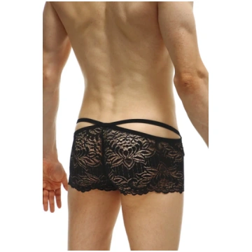PetitQ Boxer Baden Lace Black - Black / M