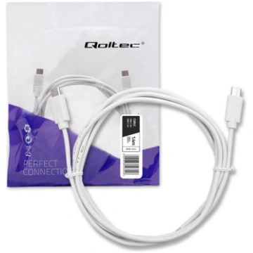 Qoltec USB 2.0 cable type C male | USB 2.0 type C 