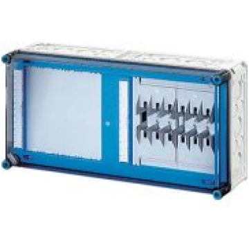 Mi HRC fuse box 2xHRC00, 3-pole, busbar 250 A, 5-p