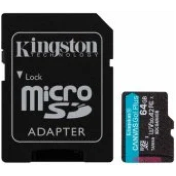 Lietots - Kingston Canvas Go! Plus MicroSDXC 64 GB