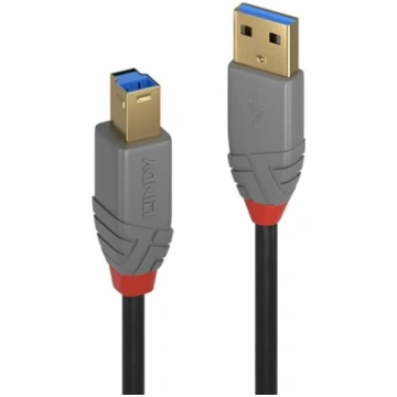 Lindy 5m USB 3.2 Type A to B Cable, Anthra Line 36