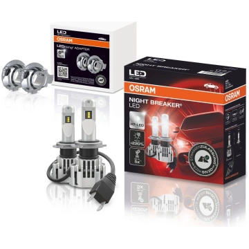 OSRAM Night Breaker H7 LED Nachr?stlampen + Adapte