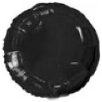 Folijas balons 46cm aplis, melns HS-O18CN