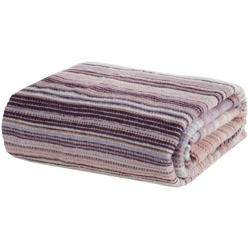 Pleds K133-B, rozā krās./violeta krās., 200 cm x 2