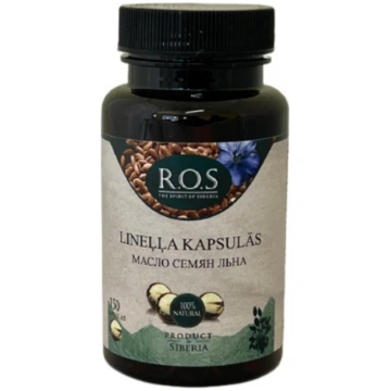 R.O.S. Lineļļa kapsulās N150