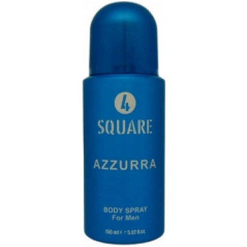 4 SQUARE Azzurra Ķermeņa sprejs vīriešiem, 150 ml 