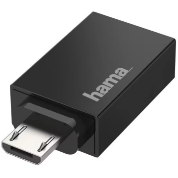 Hama 00200307 USB OTG Adapter, Micro-USB Plug - US