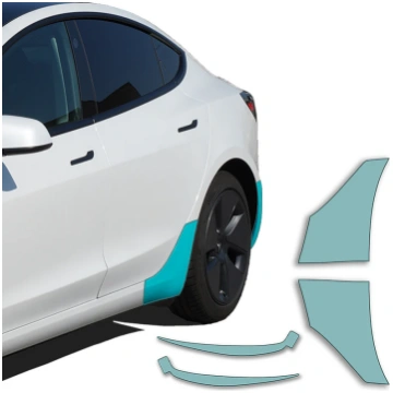 Model 3 Sidekit small - Pre-Cut DIY Paint Protecti