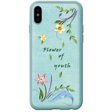 Aizmugurējais vāciņš Devia Flower Embroidery Case 