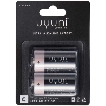 UYUNI Lighting - C Battery, 1,5V, 6700 Mah, 2-Pack