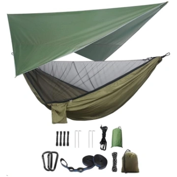 Camping Hammock Set, Single Double Hammock, Mosqui