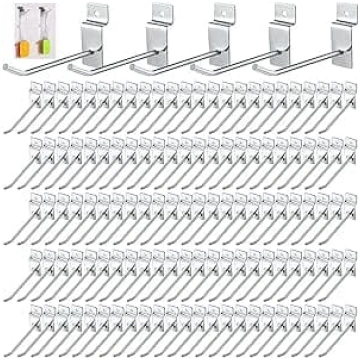 uyoyous Display Hooks Slat Wall Slatwall Hook 20 c