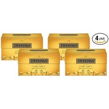 Twinings Earl Grey – melnā tēja maisiņos ar bergam