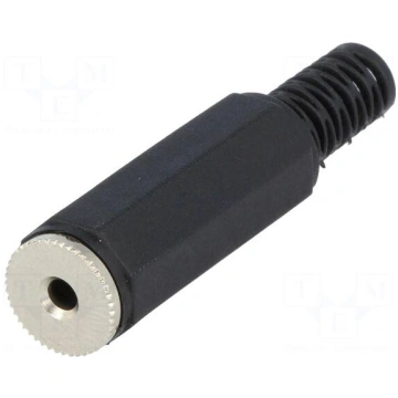 Plug | Jack 2,5mm | female | mono | with strain re