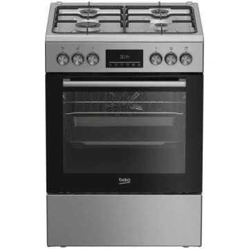 Gāzes plīts ar elektrisko krāsni Beko FBE6330GXDSN