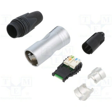 Connector: RJ45; etherCON; PIN: 8; Cat 6a; for cab