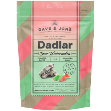 DAVE & JON"S Sour watermelon dateles 125g