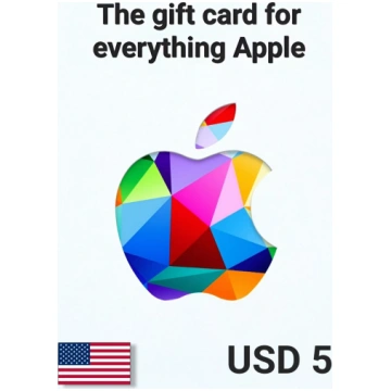 Apple iTunes USA 5 USD Gift Card