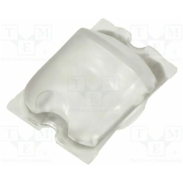 LED lens; rectangular; plexiglass PMMA; H: 8.3mm |