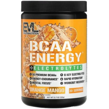 EVLution Nutrition BCAA Energy + Electrolytes, ape