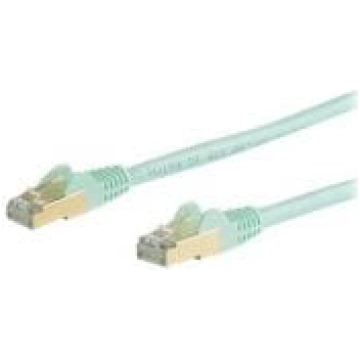 STARTECH 7M CAT6A ETHERNET CABLE CABL AQUA - SHIEL