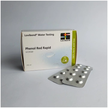 Testera tabletes pH līmeņa mērīšanai Phenol Red Lo