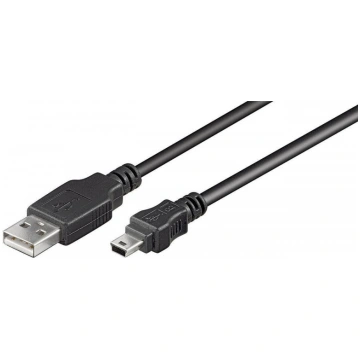 USB A - Mini USB B 5P 1m M-M MicroConnect USBAMB51