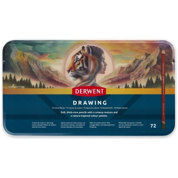 Derwent Drawing pencil - 72stk Tin | 601079 | 5028
