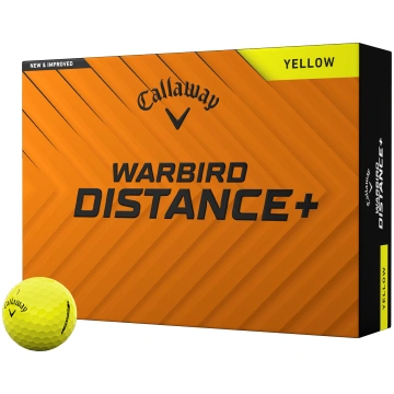 Warbird Distance+ Yellow Golf Balls (Dozen) Callaw