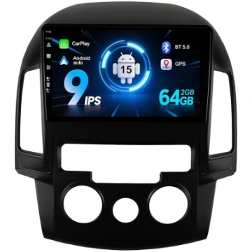 9 collu IPS Android 12 auto radio ar GPS satelītna