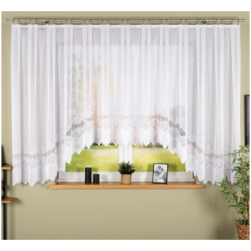 Markizeta aizkars Modesta, 500x160 cm, balts