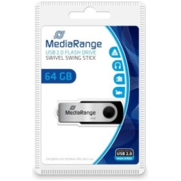 MEMORY DRIVE FLASH USB2 64GB/MR912 MEDIARANGE