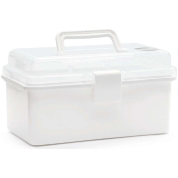TOYMAX - Storage box with insert 20x10x10cm white/