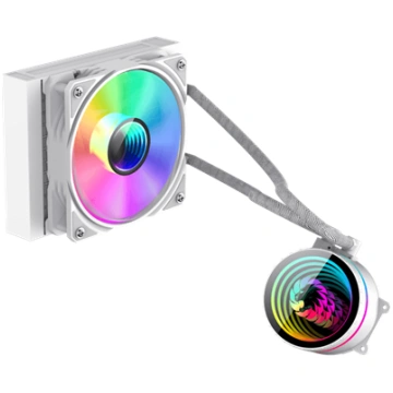 Gamemax CPU Liquid Cooler | ICEBURG 120 WT | White