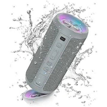 Ortizan Bluetooth Speaker with Light, Portable Blu