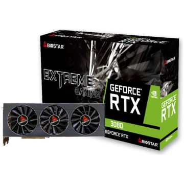 BIOSTAR GeForce RTX 3080 10GB graphics card (VN381