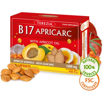 Terezia uztura bagātinātājs B17 Apricarc, 60 kaps