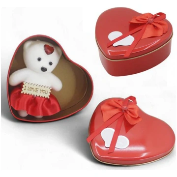 SCATOLA CUORE CON ORSETTO Willy Be Smart