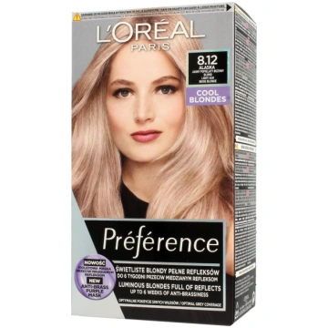 L"Oreal Paris Preference Farba do wlosow 8.12 Alas
