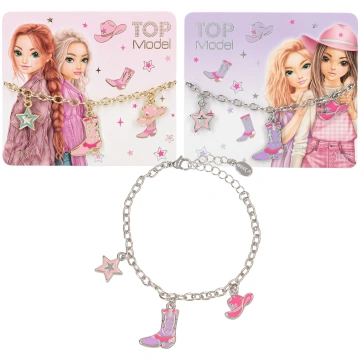 TOPModel - Bracelet with Charms - Cowgirl - Adjust