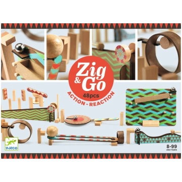 Konstruktors - Zig & Go (48 gab.), Djeco DJ05644
