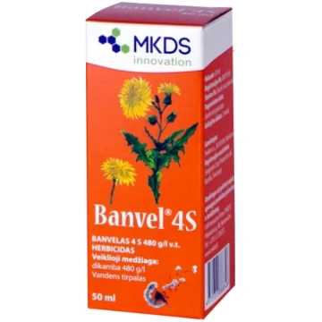 Banvel herbicīds zālieniem, 50 ml