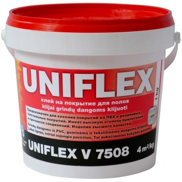 Līme grīdas segumi Teluria Uniflex, 1 kg, balta kr
