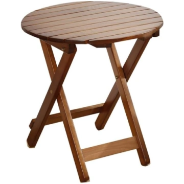 Kleiner runder klappbarer Beistelltisch, Terrasse,