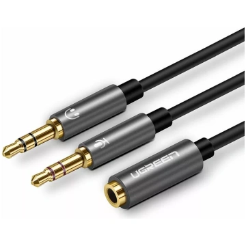 Audio sadalītājs UGREEN AV140 — 3,5 mm 4‑pinu ligz