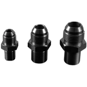 AN10 JIC Flare to M14x1.5 Black Hose Fitting Adapt