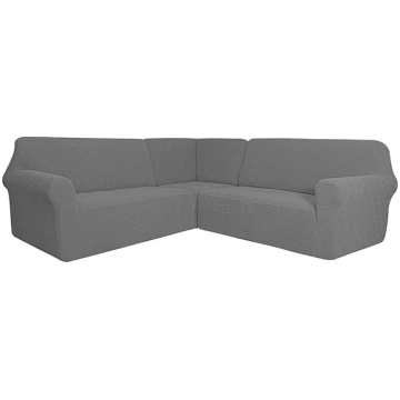 Corner Sofa Cover, Sofa Cover L Shape, 3-Piece Str